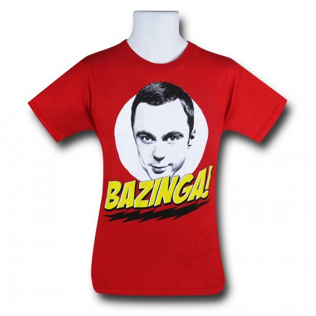 Big Bang Theory Serious Sheldon Bazinga! T-Shirt