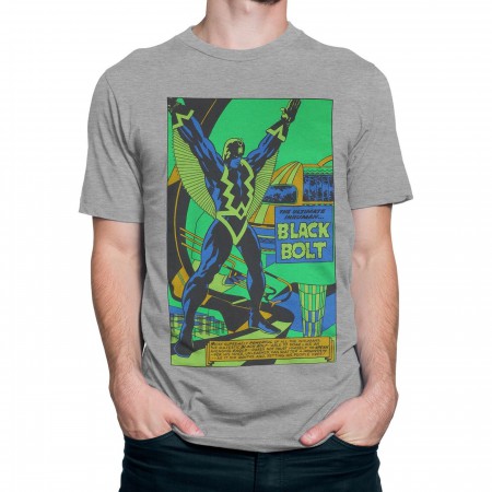 Black Bolt Black Light by Jack Kirby Men's T-Shirt