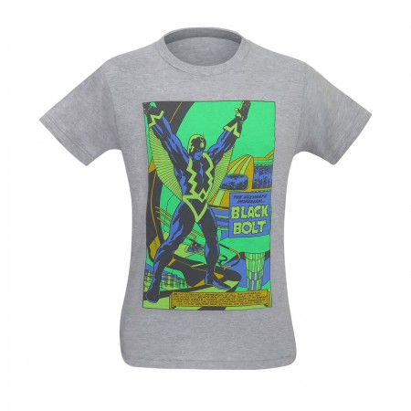 Black Bolt Black Light by Jack Kirby Men's T-Shirt