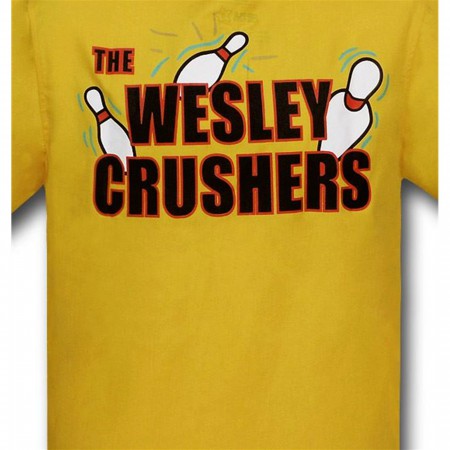 Big Bang Theory Wesley Crushers Bowling Shirt