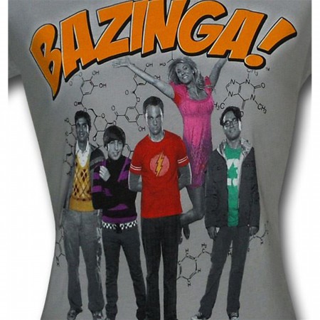 Big Bang Theory Bazinga! Group Women's T-Shirt