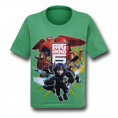 Big Hero 6 Green Kids T-Shirt