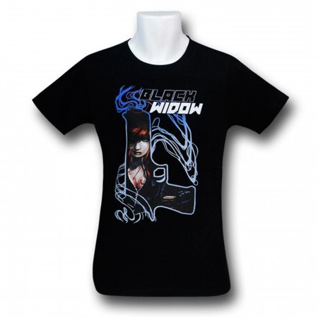 Black Widow Gun 30 Single T-Shirt
