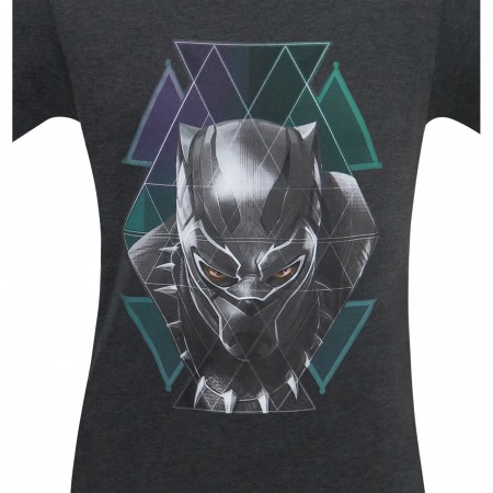 Black Panther Tribal Geometrics Men's T-Shirt