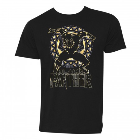 Black Panther Golden Warrior Men's T-Shirt