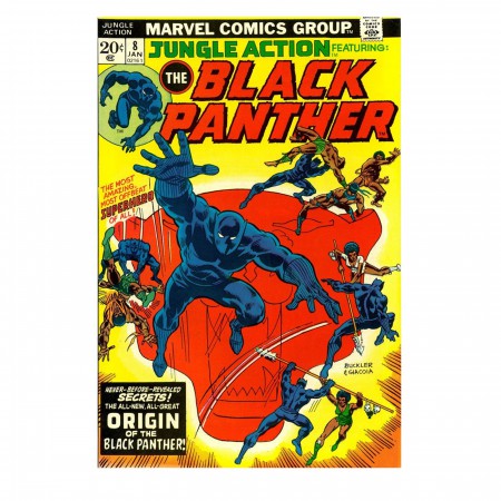 Black Panther Jungle Action #8 Cover Men's T-Shirt