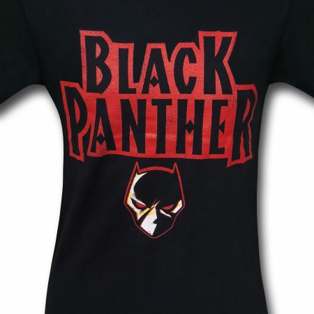 Black Panther Logo Black T-Shirt