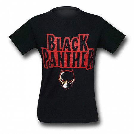 Black Panther Logo Black T-Shirt