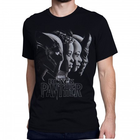 Black Panther Movie Team Up Men's T-Shirt