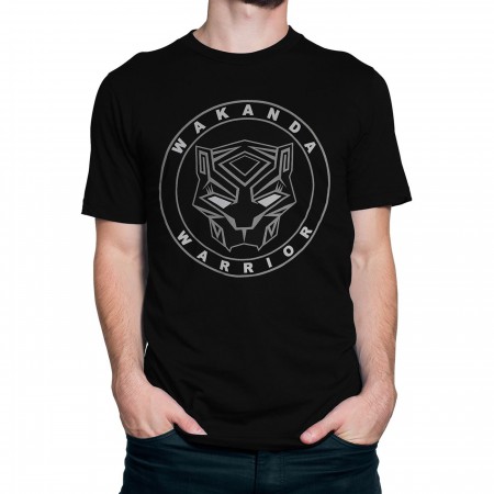 Black Panther Movie Wakanda Warrior Men's T-Shirt