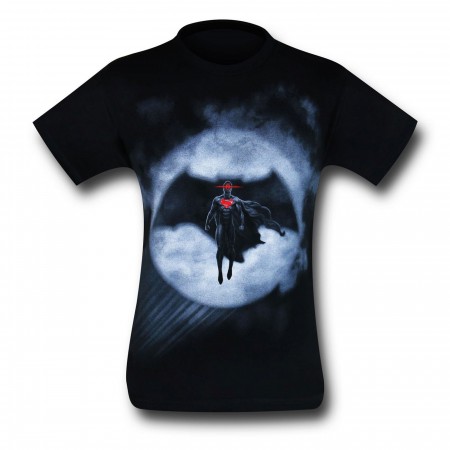 Batman Vs Superman Signal Silhouette T-Shirt