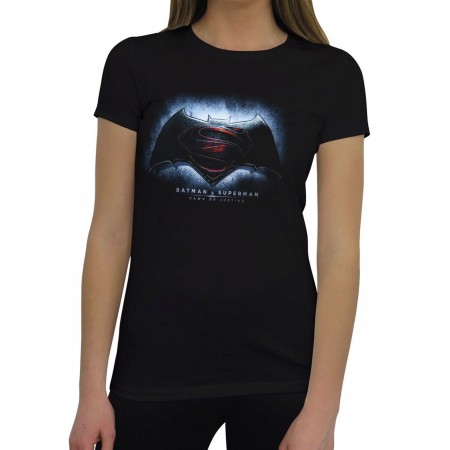 Batman Vs Superman Symbol Women's T-Shirt