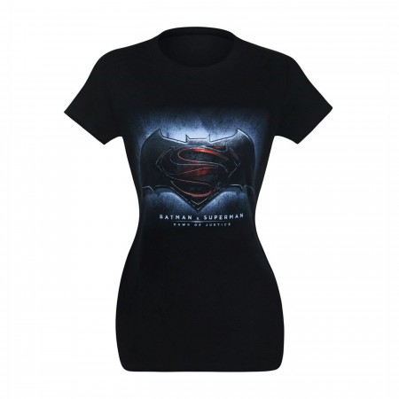 Batman Vs Superman Symbol Women's T-Shirt