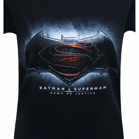 Batman Vs Superman Symbol Women's T-Shirt