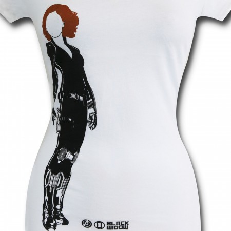 Black Widow AoU Minimalist V-Neck Women's T-Shirt