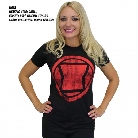 Black Widow Symbol Women's T-Shirt