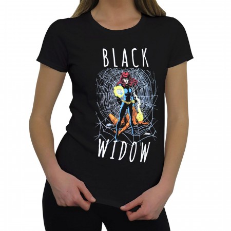 Black Widow Web Women's T-Shirt