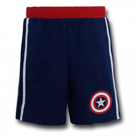 Captain America Shirt and Shorts 3 Pack Kids Set