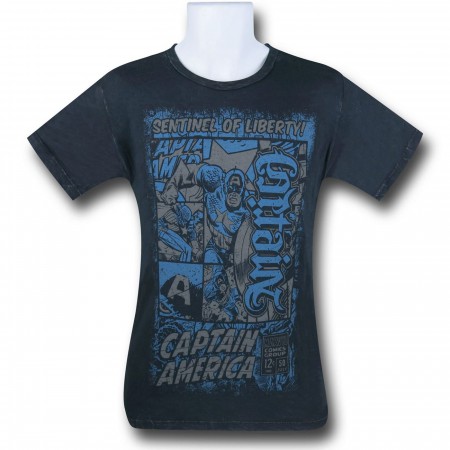 Captain America Red Chapter Ambigram T-Shirt
