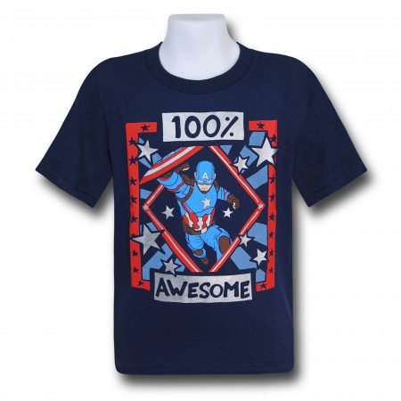 Captain America Awesome Kids T-Shirt