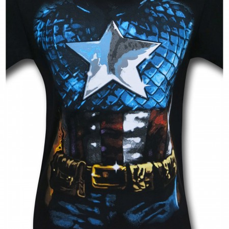 Captain America Costume T-Shirt