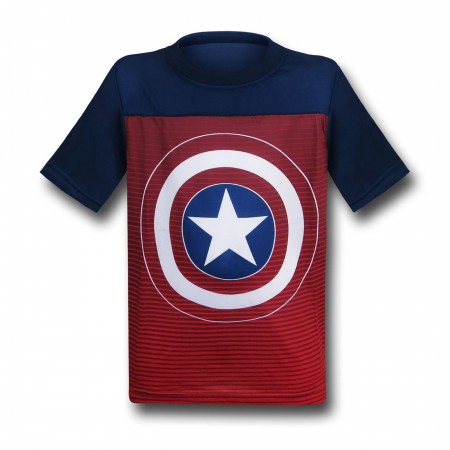 Captain America Kids Freedom Shield Cut & Sew T-Shirt
