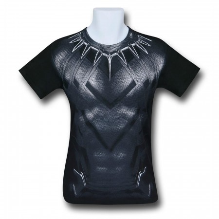 Captain America Civil War Black Panther Costume T-Shirt