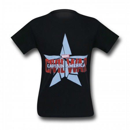 Captain America Civil War Logo T-Shirt