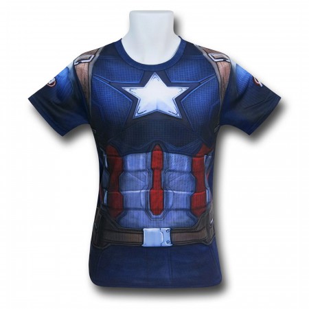 Captain America Civil War Sublimated Costume T-Shirt