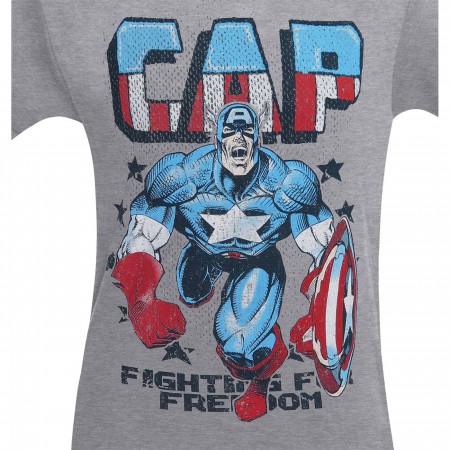 Captain America Freedom Fighter Men's T-Shirt