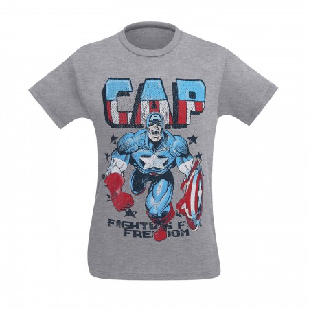 Captain America Freedom Fighter Men's T-Shirt