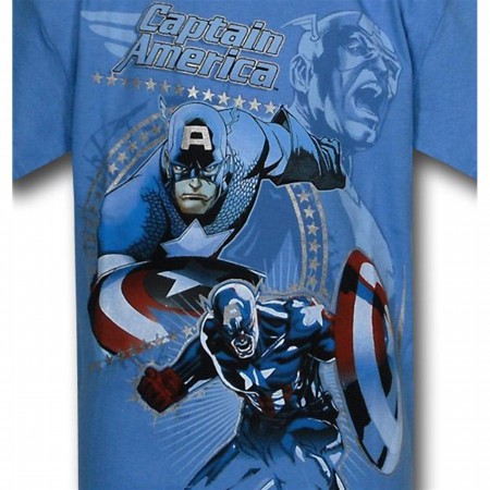 Captain America Juvenile Blue Avenger T-Shirt