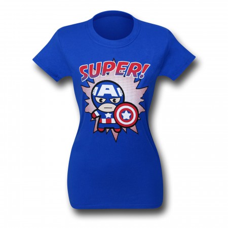 Captain America Kawaii Super! Women's T-Shirt