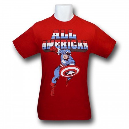 Captain America Kids Youth American T-Shirt