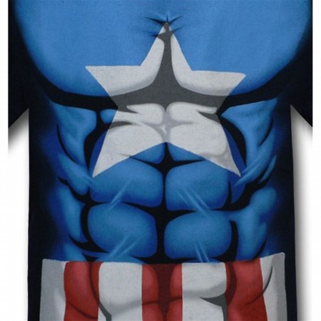 Captain America Kids Costume T-Shirt
