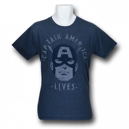 Captain America Lives Junk Food T-Shirt
