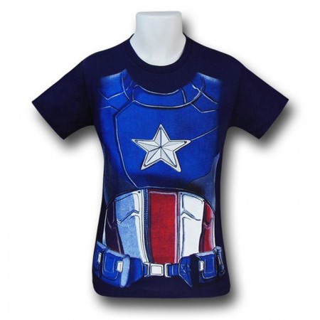 Captain America Movie Costume T-Shirt