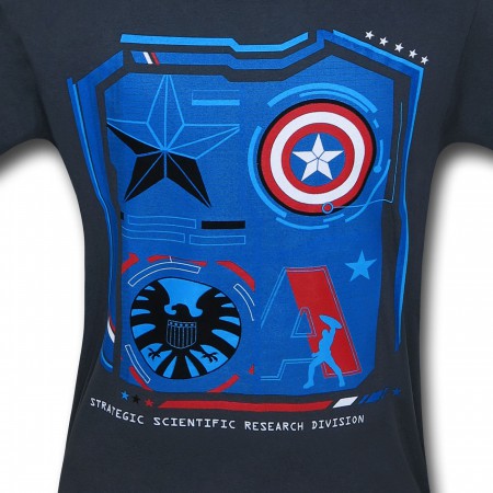 Captain America Research Kids T-Shirt