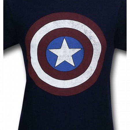 Captain America Outlined Shield T-Shirt