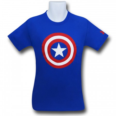Captain America Kids Shield Under Armour Fitted T-Shirt