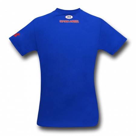 Captain America Kids Shield Under Armour Fitted T-Shirt
