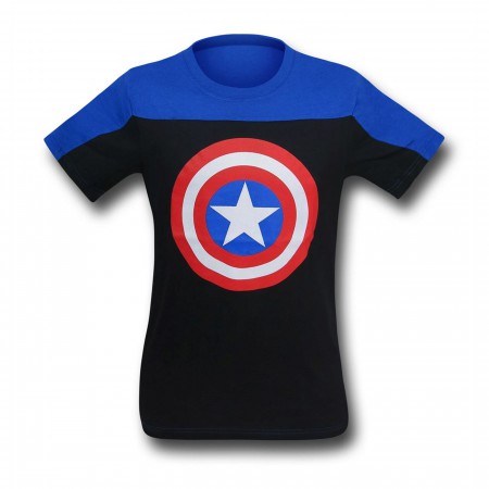 Captain America Shield Two-Tone Men's T-Shirt