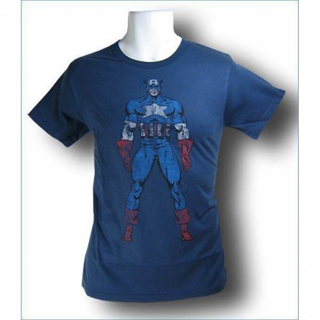Captain America T-Shirt Classic Standing