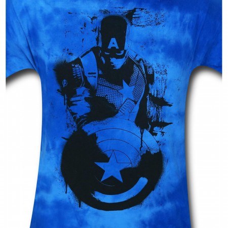 Captain America Tie Dye Stance Men's T-Shirt