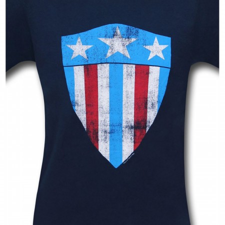 Captain America Original Shield 30 Single T-Shirt