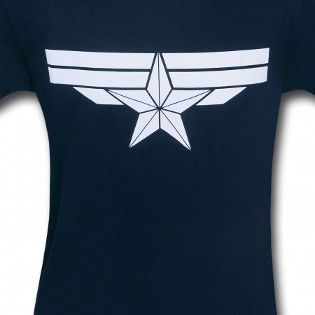 Captain America Winter Soldier Navy T-Shirt
