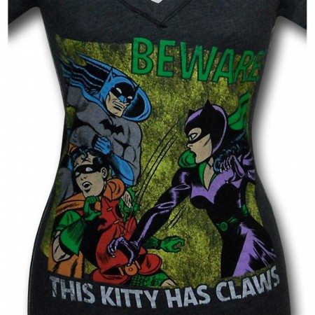 Catwoman Kitty Has Claws Juniors Trunk T-Shirt