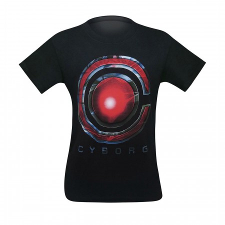 Cyborg Symbol Justice League Movie Men's T-Shirt