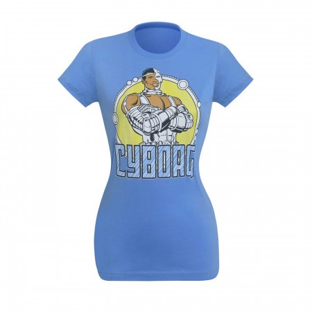 Cyborg Retro Circle Women's T-Shirt