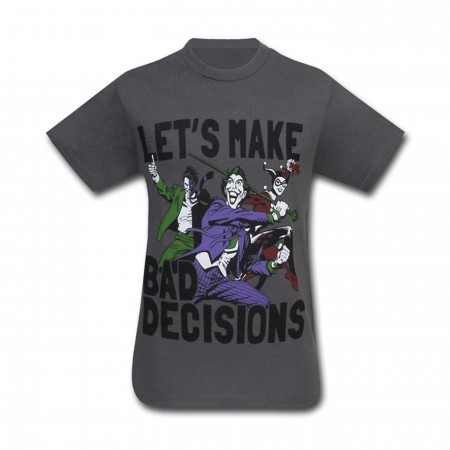 DC Villains Bad Decisions T-Shirt